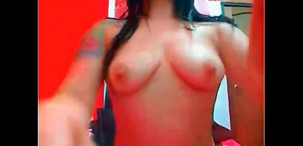 Curvy Latina Bubble Butt Web Cam Girl Show